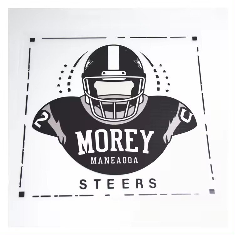 Wholesale Glitter Finish Custom Design Thin Matte Screen Print Dtf Heat Transfer Sticker For Clothing