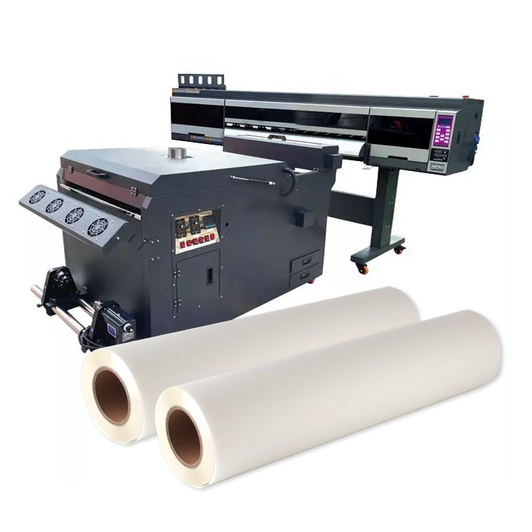 High Quality 33 30 60 Cm Roll Heat Transfer Instant Hot Peel Glossy DTF Printing Supplies Film For Clothes Tshirt Printer