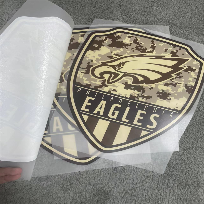 custom stretchable Heat Transfer Printing Stickers Iron On Vinyl Labels Plastisol Heat Transfer Designs For T Shirts
