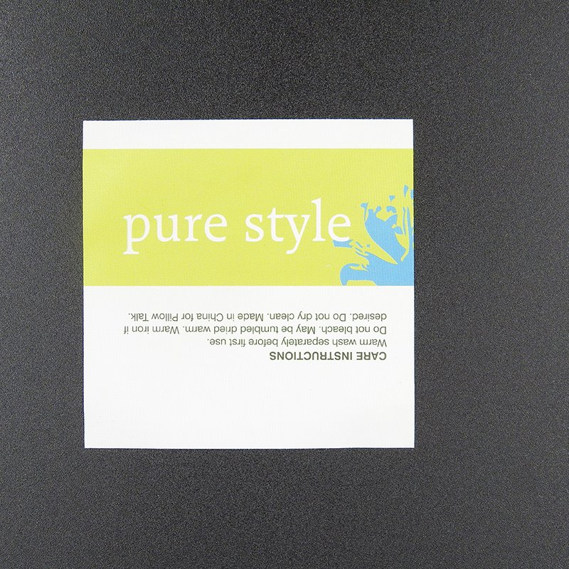 Custom neck label heat transfer print care Cotton Garment Tag Printed Logo For Clothing
