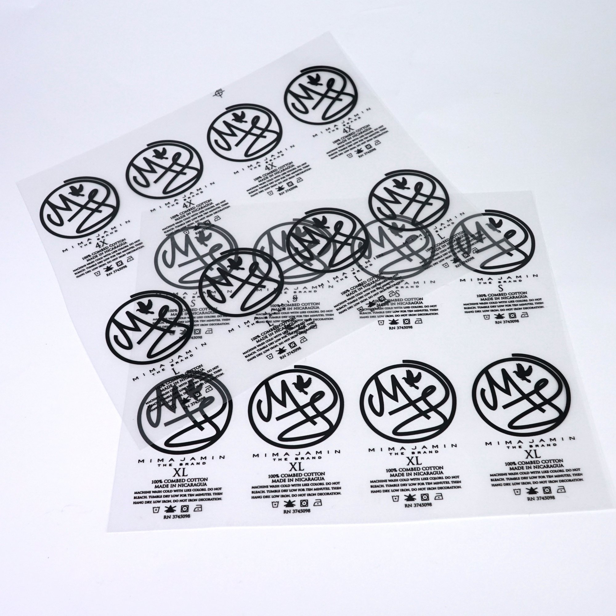 Custom Logo Iron On Heat Transfer Printing For Tshirts Plastisol Heat Transfer Vinyl Sticker Label