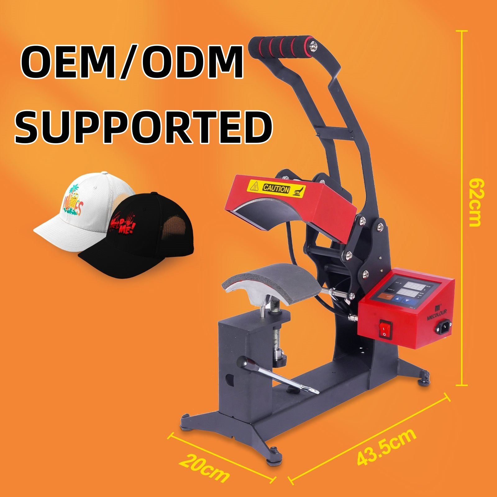 DMZY4 DIY Manual Pressing For Hat Baseball Printing Combo Automatique Sublimation Cap Heat Press Machine