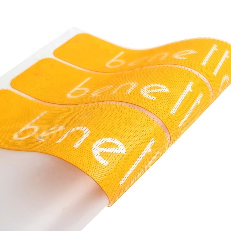 New Design Silicon Stickers Custom 3D Logo Soft High Density Heat Transfer Printing Labels for T-shirt