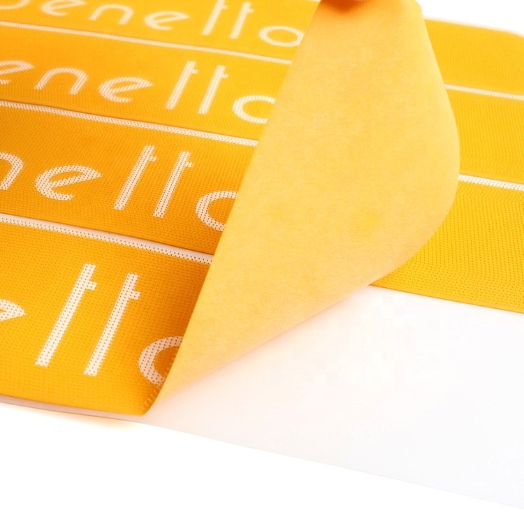 New Design Silicon Stickers Custom 3D Logo Soft High Density Heat Transfer Printing Labels for T-shirt