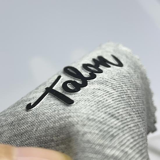 Custom Patches Iron On Clothing Shoes Silicon Hot Vinyl Labels 3d Logo Thick Plate Rubber Trademark Heat Transfer Patch