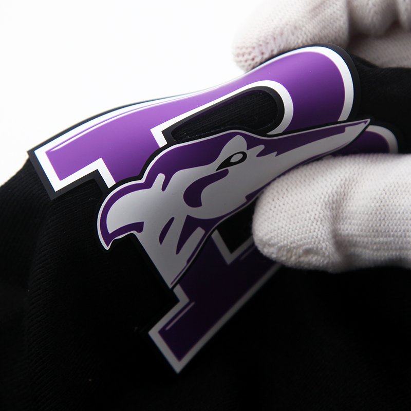 Custom Patches Iron On Clothing Shoes Silicon Hot Vinyl Labels 3d Logo Thick Plate Rubber Trademark Heat Transfer Patch