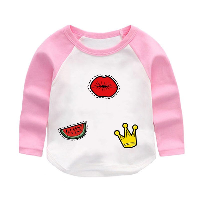 Cute T Shirt Decals Transfers Printing Cartoon Fruit Design Ready Stock Dtf Labels Customize Heat Press Sticker For Clothing