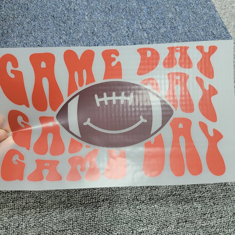 Factory Direct Sale It's the Game Day DTF Transfer Stickers Ready To Press For Clothing
