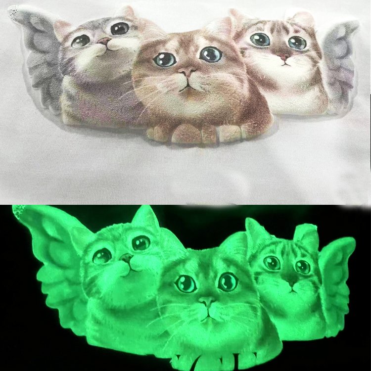 custom plastisol transfer heat transfer stickers Logo Puff transfer printing for t shirts puff print vinyl