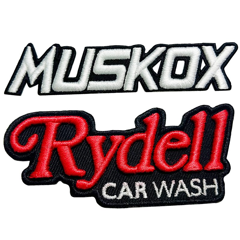 Heat Transfer 3D Fabric 100% Embroidered Patches Custom Embroidery Patch Customized Sew Iron On Patch Custom For Clothing