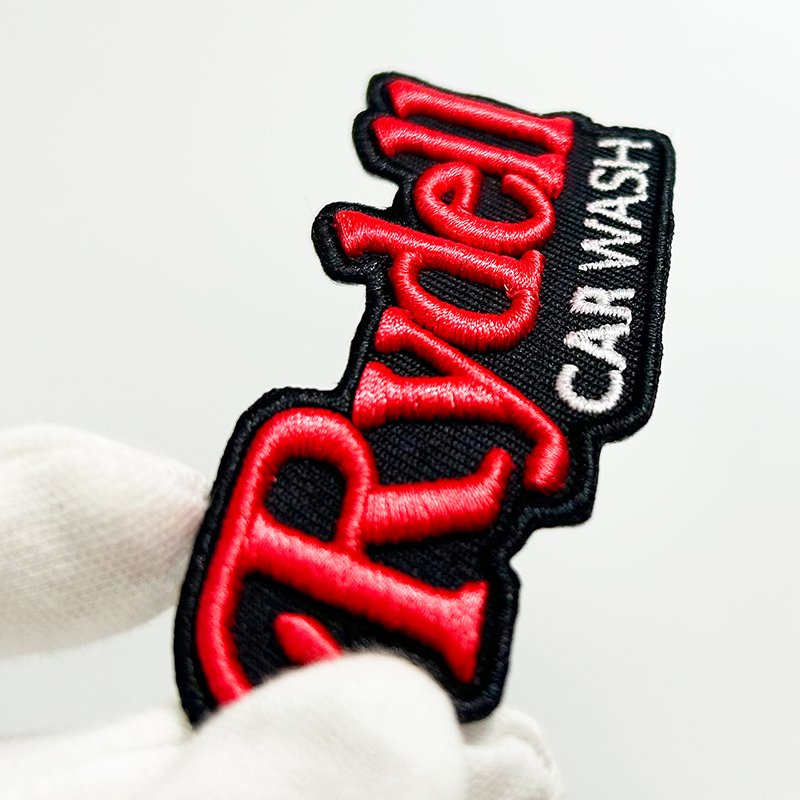 Heat Transfer 3D Fabric 100% Embroidered Patches Custom Embroidery Patch Customized Sew Iron On Patch Custom For Clothing