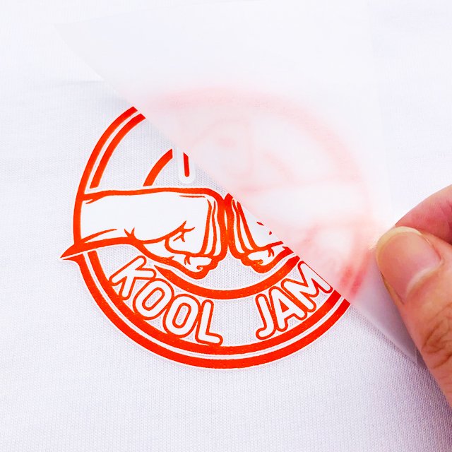 T-Shirts Heat Transfer Printing Logo Custom Designs Logo Heat Press Tagless Labels for Clothing
