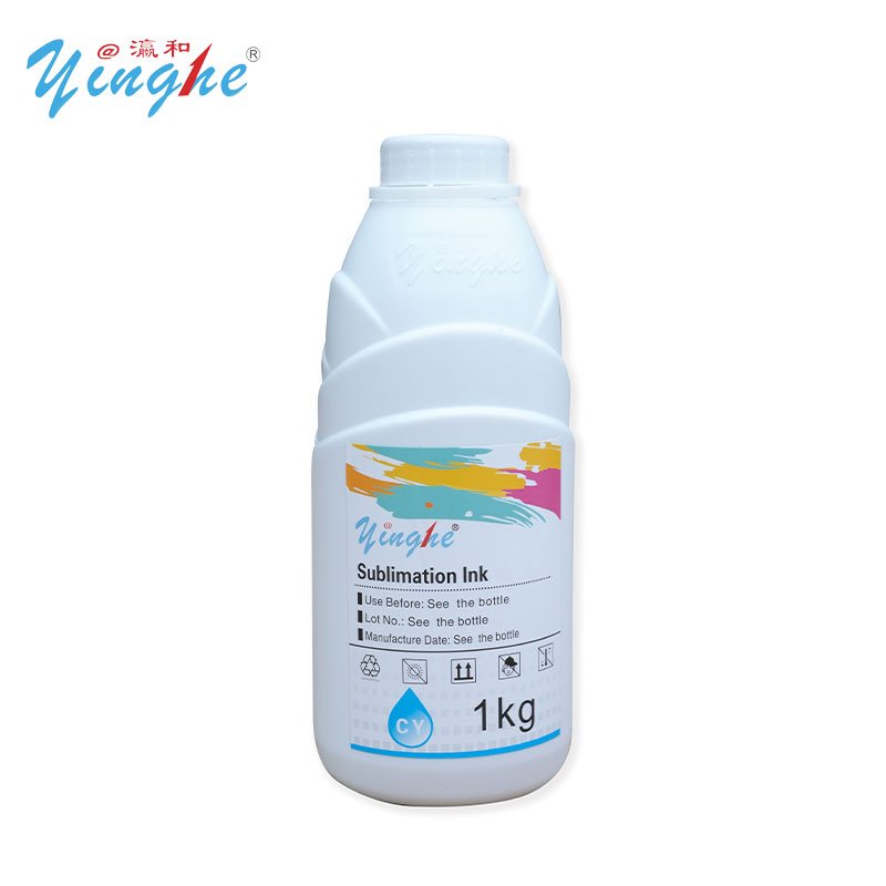 Yinghe Sublimation printer XP600/I3200A1 printhead CMYK Heat Transfer Printing Dye 1000ml=1L for clothing/fabric Sublimation Ink