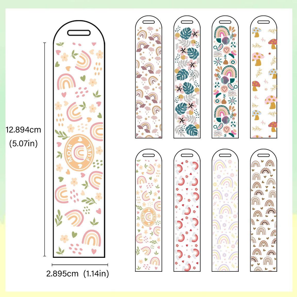 UV DTF Transfer for Bookmark Wraps Decals Stickers Transfers Print Bundle For Hotel DIY