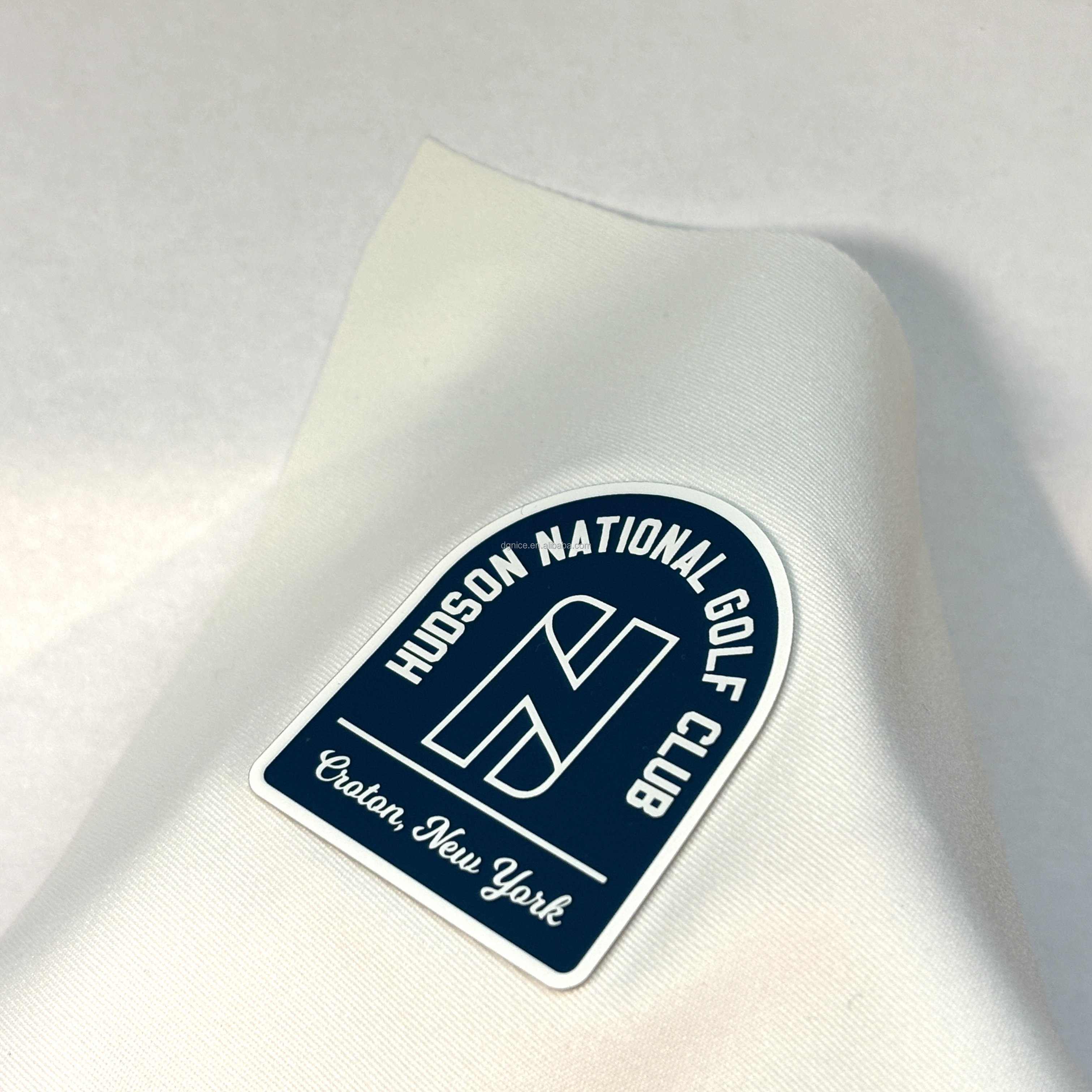 Custom Raised Silicone Press Iron On 3D Silicone Heat Transfer Printing Iron-on Foil Sticker Labels Silicone Logo For Clothing
