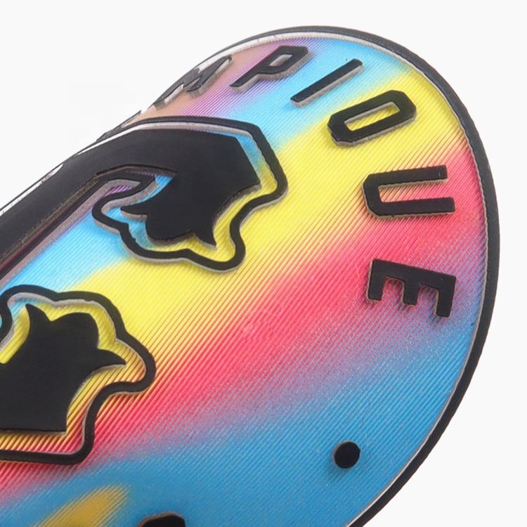 Silicone Screen Printing Clothing Patches Wholesale Custom 3D Logo Heat Transfer Holographic TPU Labels