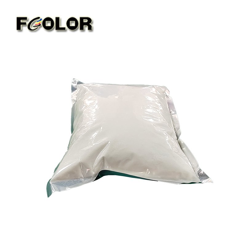 FCOLOR Favourable Effect DTF White Hot Melt Adhesive Powder For PET Film Heat Transfer Printing