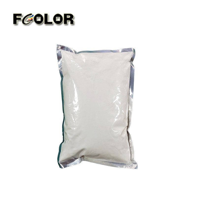 FCOLOR Favourable Effect DTF White Hot Melt Adhesive Powder For PET Film Heat Transfer Printing
