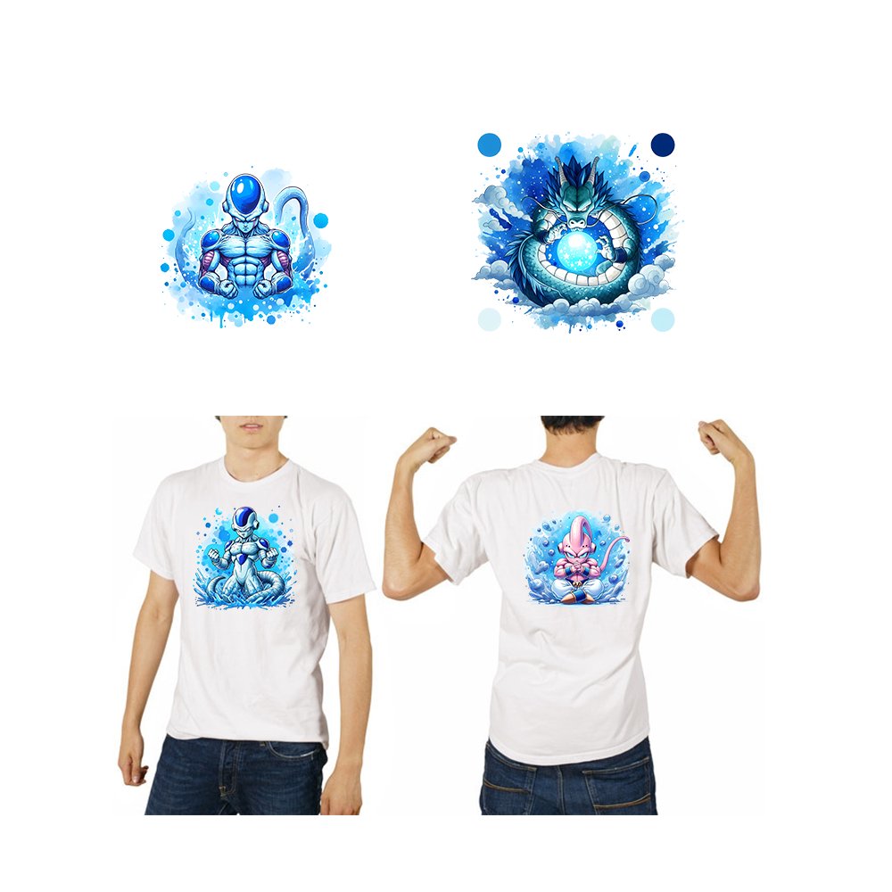 Transfer Ready to Design T-shirts by Heat Transfer Stickers Garment Print Hot Sell Custom Dtf Vinyl Washable Custom Color CN;FUJ