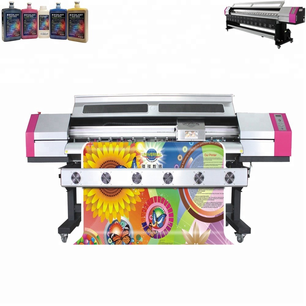 for galaxy large format water transfer printing film eco-solvent inkjet printer with Epson head canvas oil painting Machine