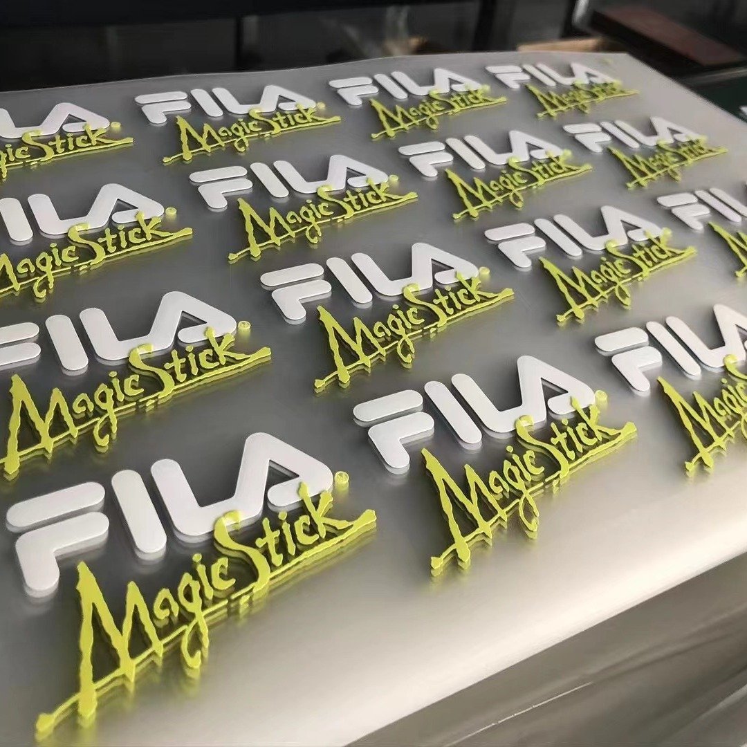 High Density Printed 3D Logo Wholesale Custom Printing Logo Heat Transfer Garments Patches Soft Embossed TPU Labels for Clothing