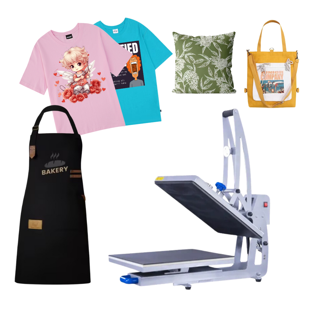 Erasmart Large Format Auto Open Heat Sublimation Printing Machine 16x20 T-shirt Heat Press Machine For Small Business