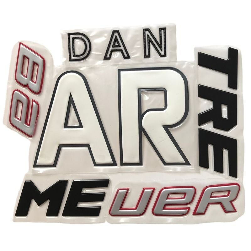TOP Quality Free Design 3D Custom Heat Transfer Press Tpu Soft Pvc Patch Label For T Shirt