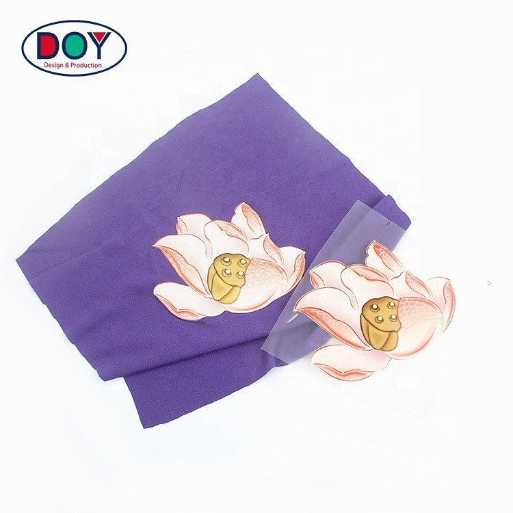 Clothing Stickers Labels Wholesale New Design Custom 3D Logo Puff Heat Transfer Printing for T-shirt