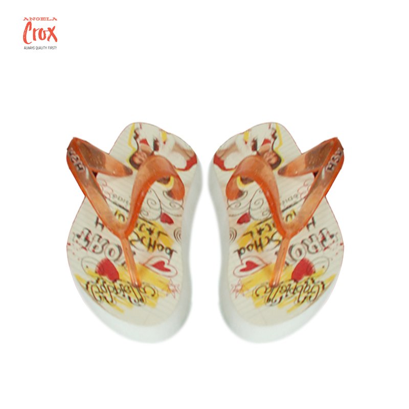 Custom EVA 3D printing Flip Flops slipper Sheet heat transfer water transfer stickers Labels Logo flim for Plastic slipper
