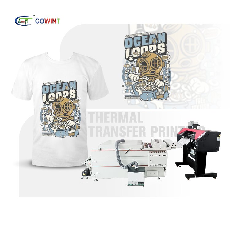 Cowint popular automatic 604 t-shirt dtf printer machine Digital Heat Transfer Pet Film dtf film printer