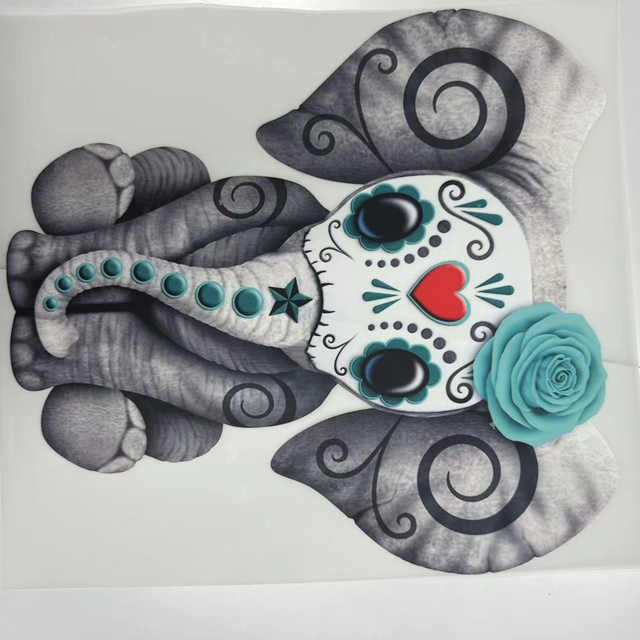 High quality Custom Printed vibrant colors Custom all designs Eco ink Iron On Heat Stickers DTF Transfer for t shirts bags hats