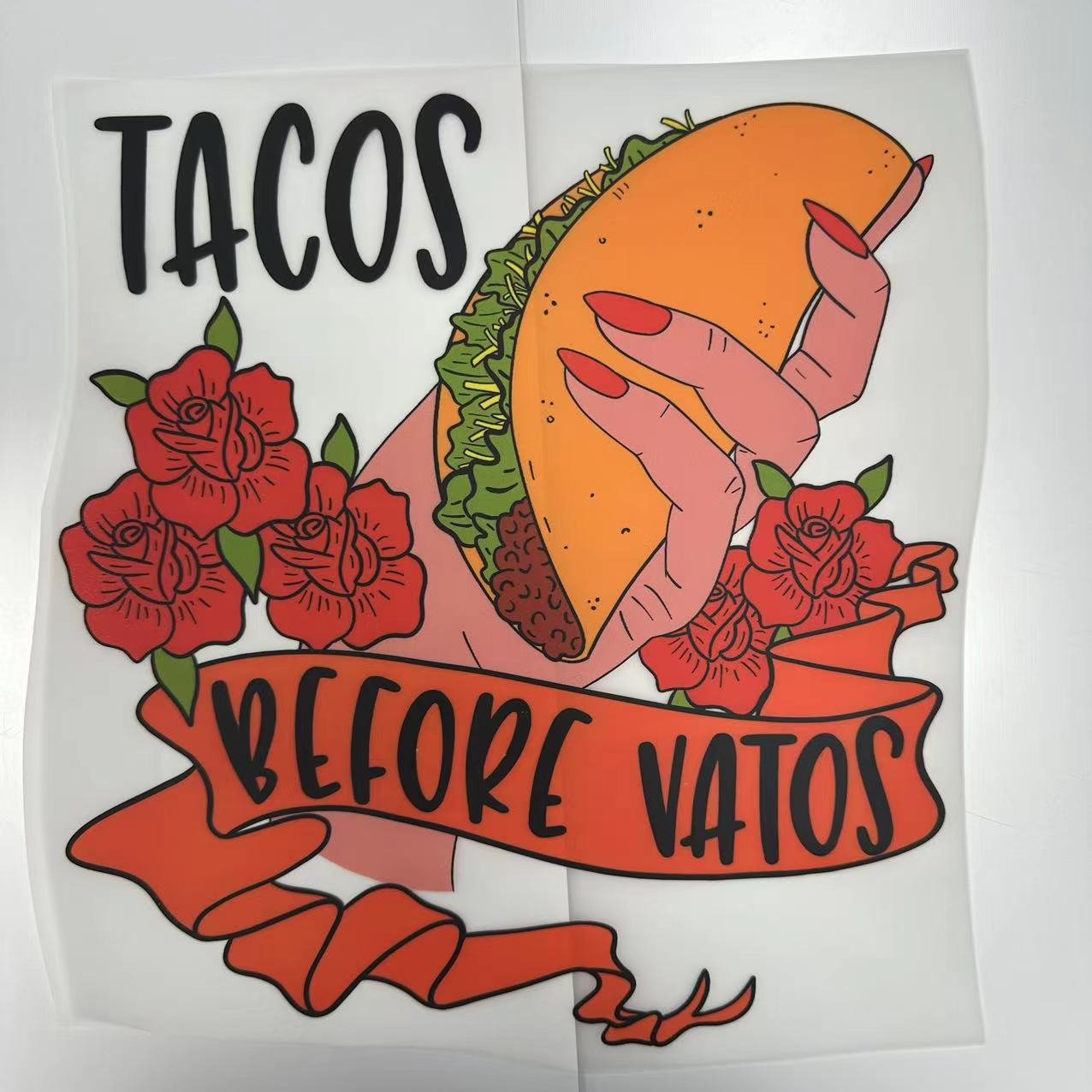 High quality Custom Printed vibrant colors Custom all designs Eco ink Iron On Heat Stickers DTF Transfer for t shirts bags hats