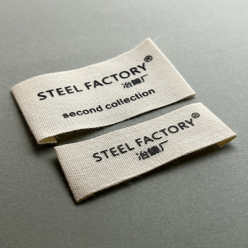 Luxury custom damask woven label Brand Logo 3D Silicone Heat Transfers Printing Cotton Label For Garment Accessories