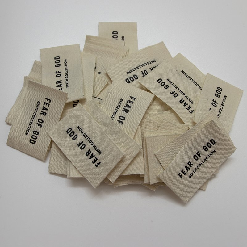 Luxury custom damask woven label Brand Logo 3D Silicone Heat Transfers Printing Cotton Label For Garment Accessories