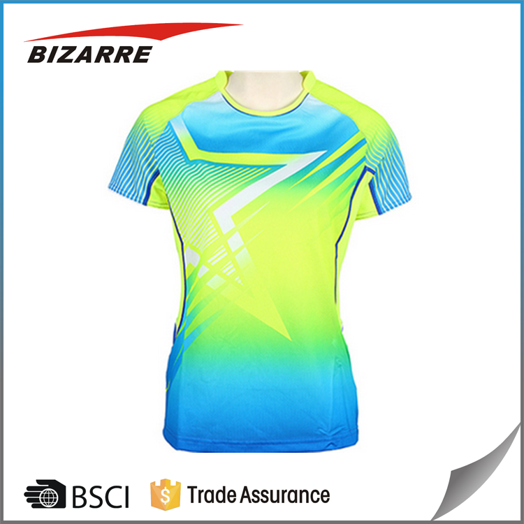 Customized make logo Women's design sublimation printing polyester fabric casual t-shirt for ladies