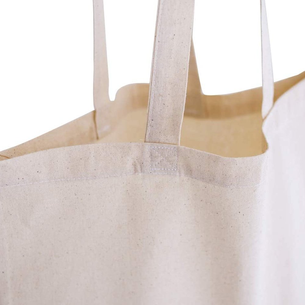 200 Beige Reusable Canvas Drawstring Bags Sublimation Lightweight Grocery Shopping Backpack Heat Transfer Print Custom Designs