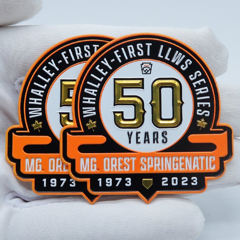 Customizable Football Team Club Logo Embossed TPU Patches Badge Heat Transfer Printing Garment Labels