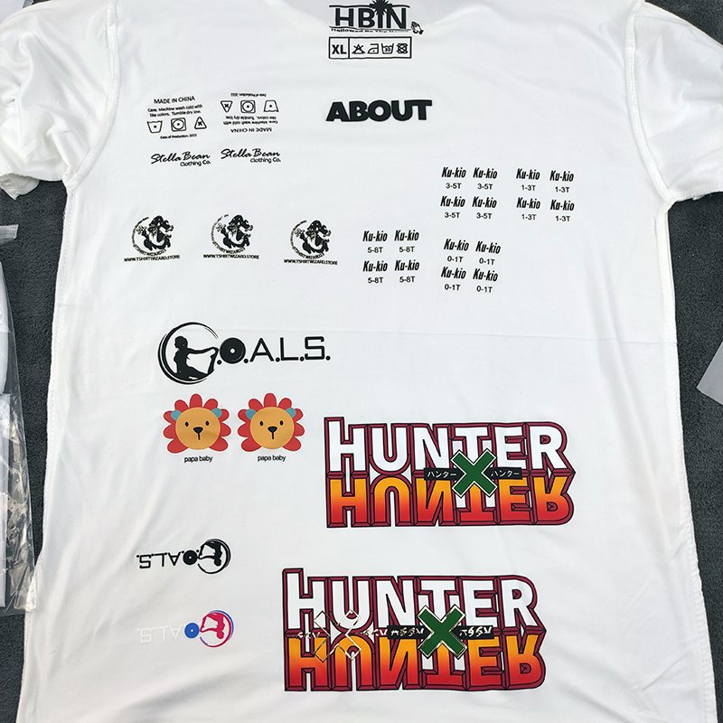Custom Heat Transfer Clothing Tags Iron on Tagless Neck Labels for T Shirts