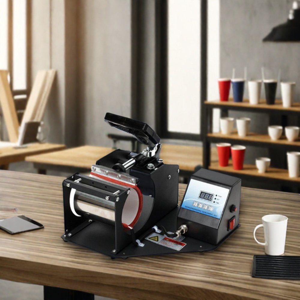 Digital Heat Transfer Machine Cup Baking Automatic White Logo Printing Mugs New Condition Letterpress Colour Changing Feature