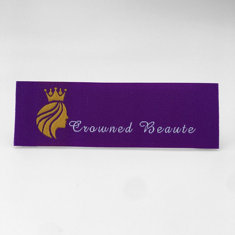 Custom Design Heat Transfer Silicone Printing Logo Clothing T-shirt 3d Woven Label With Silicon Printing