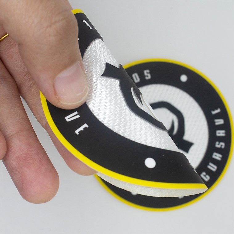 Custom Personalized Tatami Design Logo Flocking Heat Transfer Printing Patches
