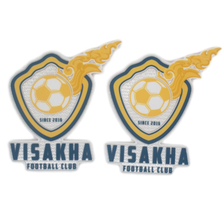 Custom Personalized Tatami Design Logo Flocking Heat Transfer Printing Patches