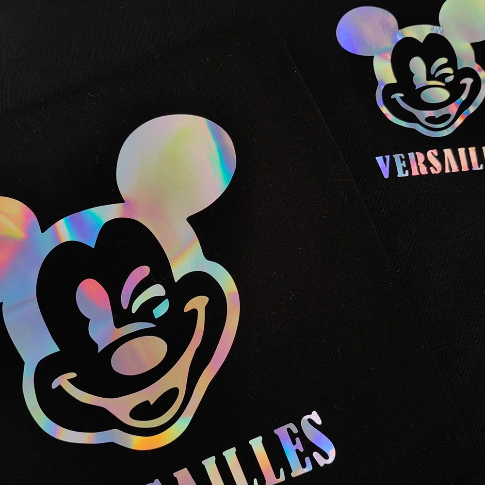 Factory Direct Customizable Hologram Reflective Heat Transfer Vinyl Long-Lasting Washable Sportswear Fashion Transfer Printing