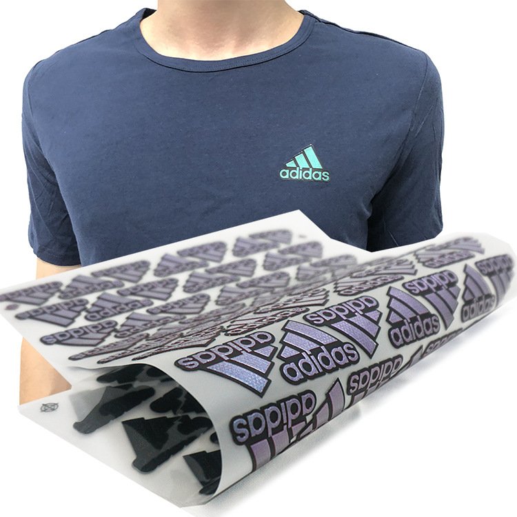 Custom Your Logo machine 3d silicone Printed Label sticker Garment Collar Heat Transfer neck Label Tags for Shirt