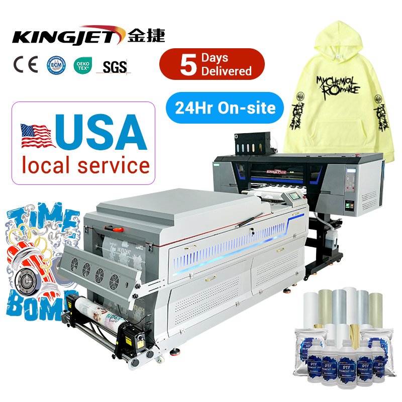 Kingjet KJ602 High quality printer large format transfer printer impresora dtf a4 printing size