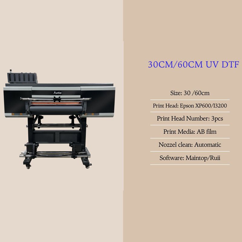 60cm UV DTF Printer Cheap UV DTF Impresora AB Film Transfer Sticker for Film Transfer Sticker Printing