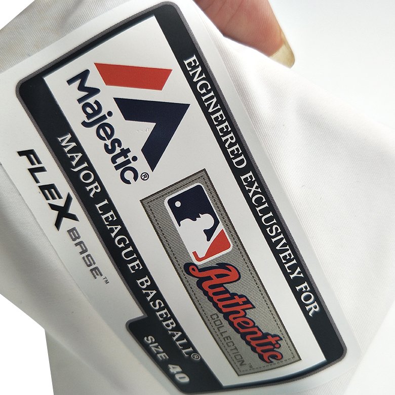 Custom tshirt soft pvc label heat transfer wash care label vinyl clothing size neck labels sheet silk screen printer