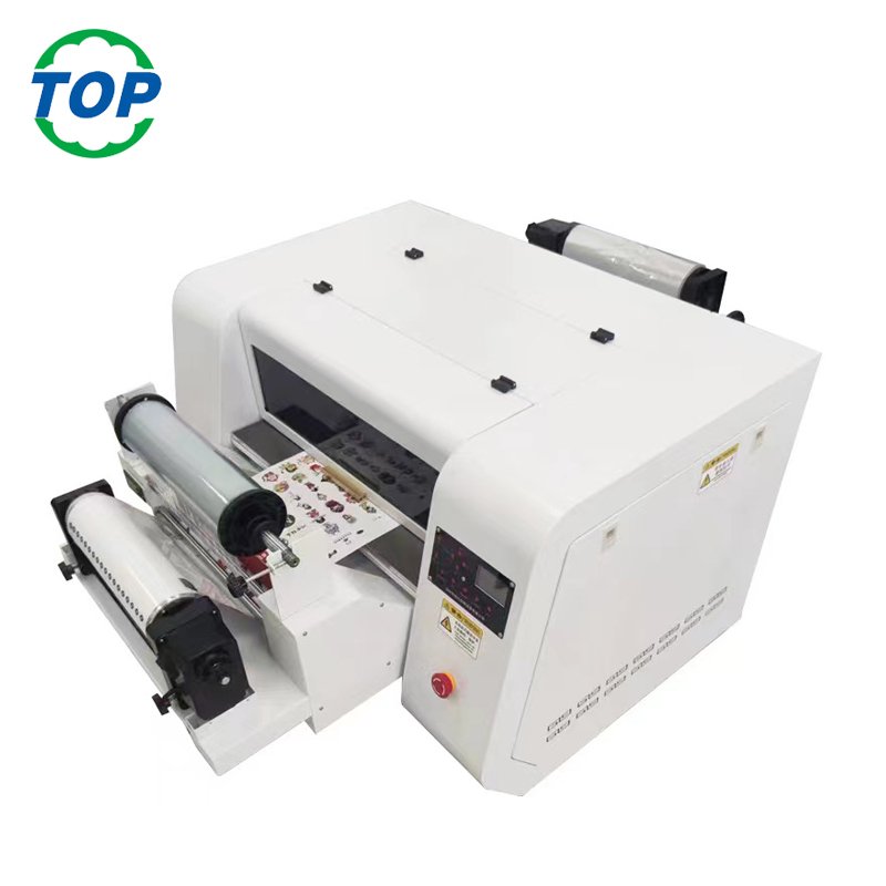 Roll to Roll UV DTF Printer Film Transfer Printing Bottle Mugs Sticker UV Printer with 2pcs xp600 head