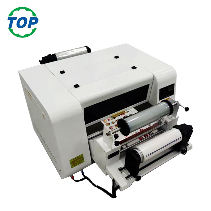 Roll to Roll UV DTF Printer Film Transfer Printing Bottle Mugs Sticker UV Printer with 2pcs xp600 head
