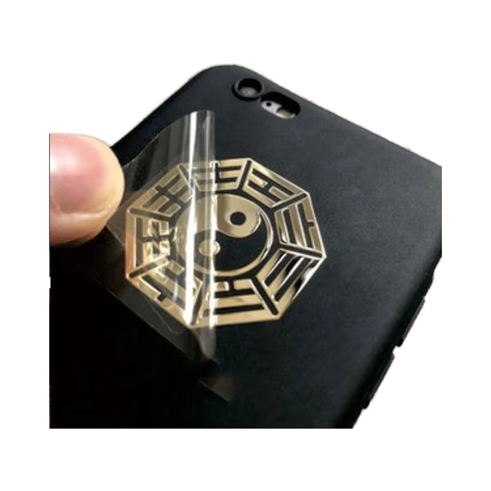 High Quality Clear Waterproof 3D Metal Transfer Printing Letters LOGO Business Brand Label Stickers Premium Transfer Printing